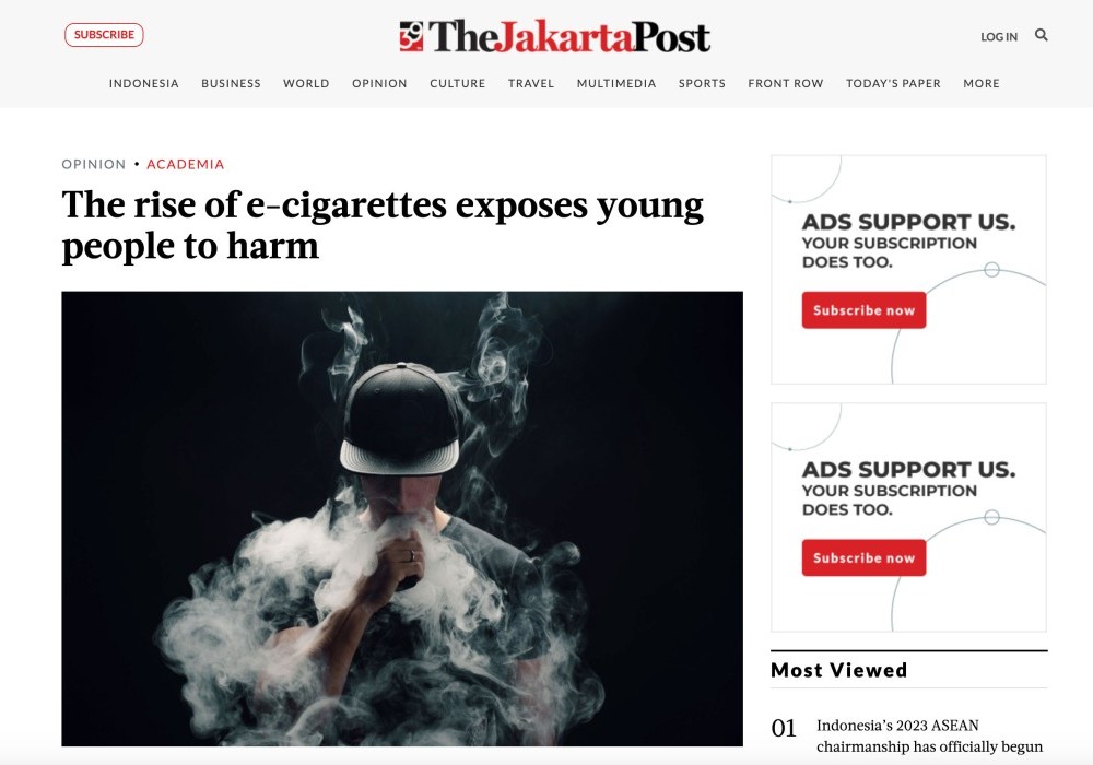 The Rise of E-cigarettes Exposes Young People to Harm