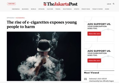 The Rise of E-cigarettes Exposes Young People to Harm