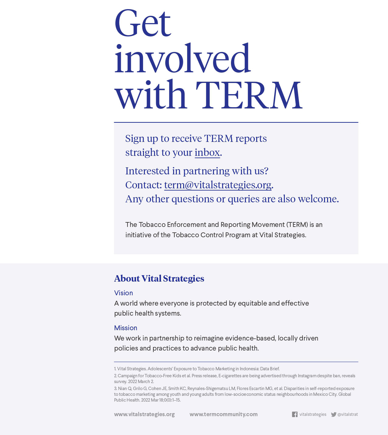 About Tobacco Enforcement and Reporting Movement